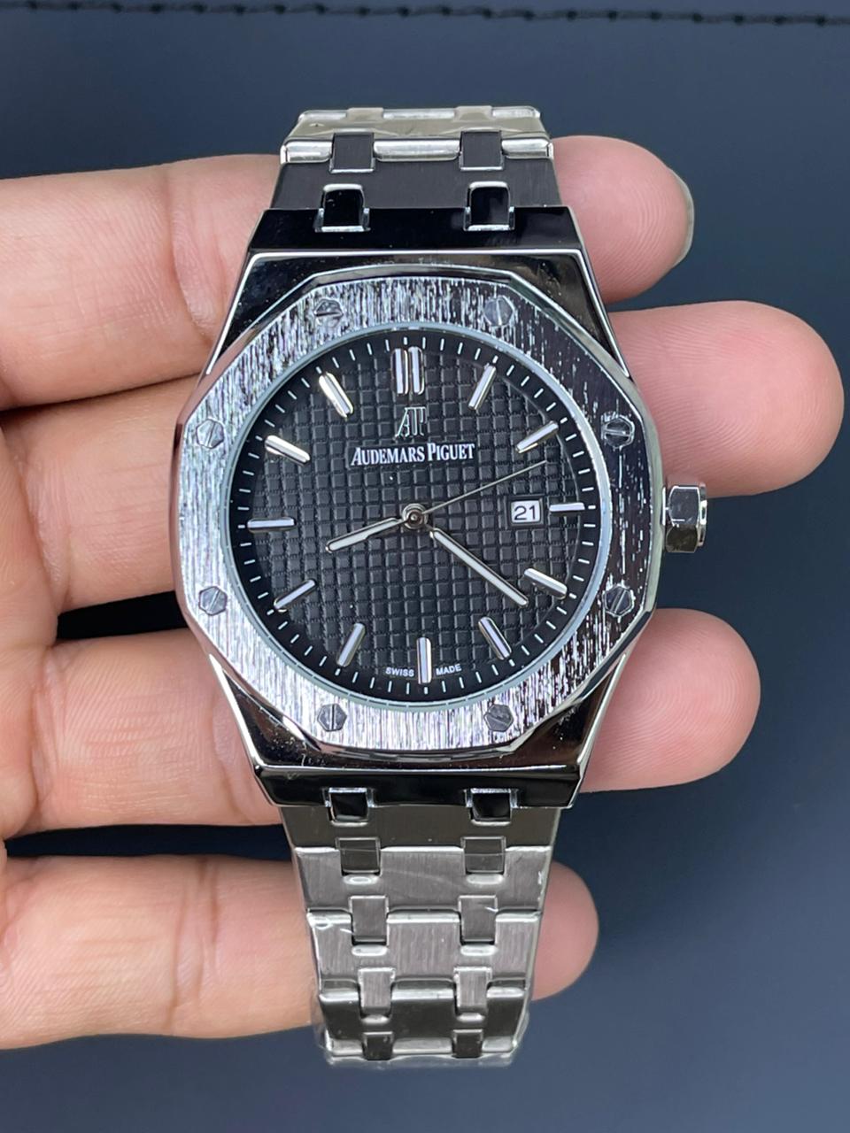 AP Royal oak Silver Black Dial