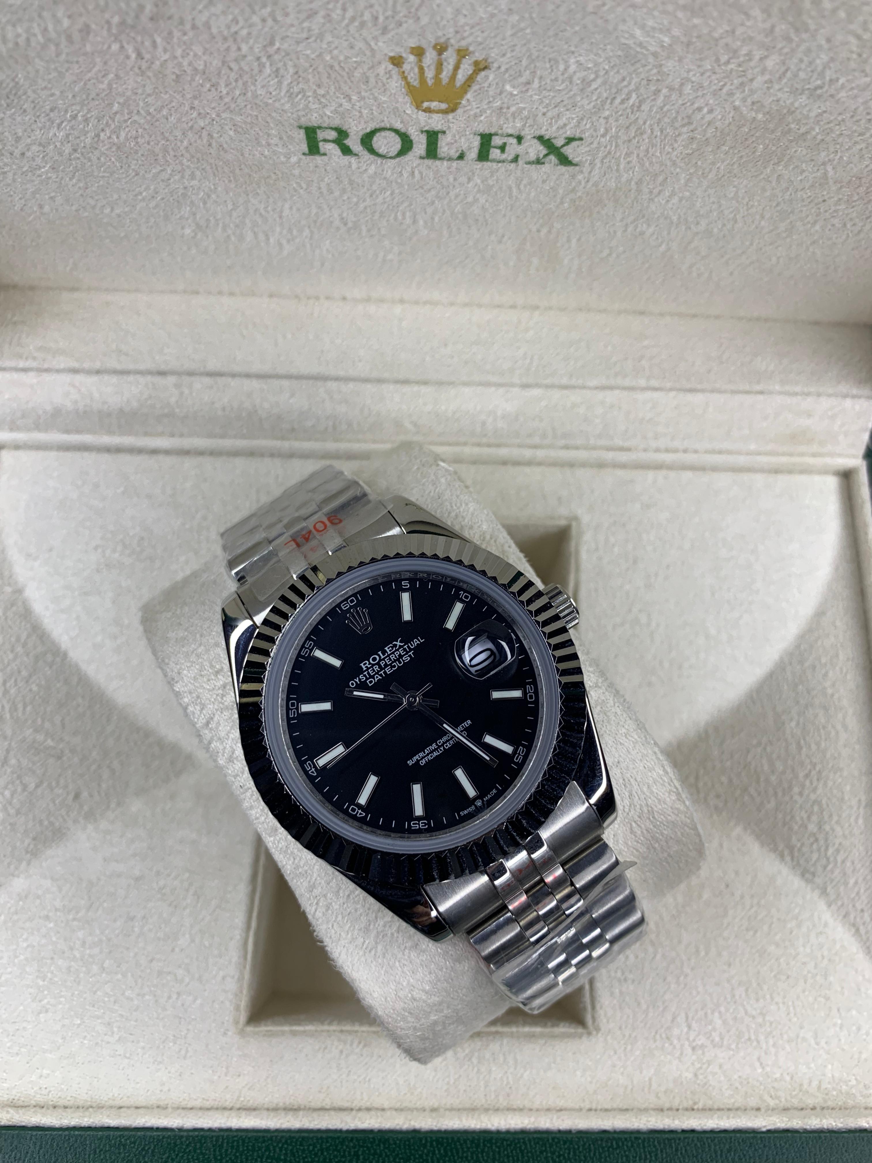 Rlx Datejust Black Dial Automatic