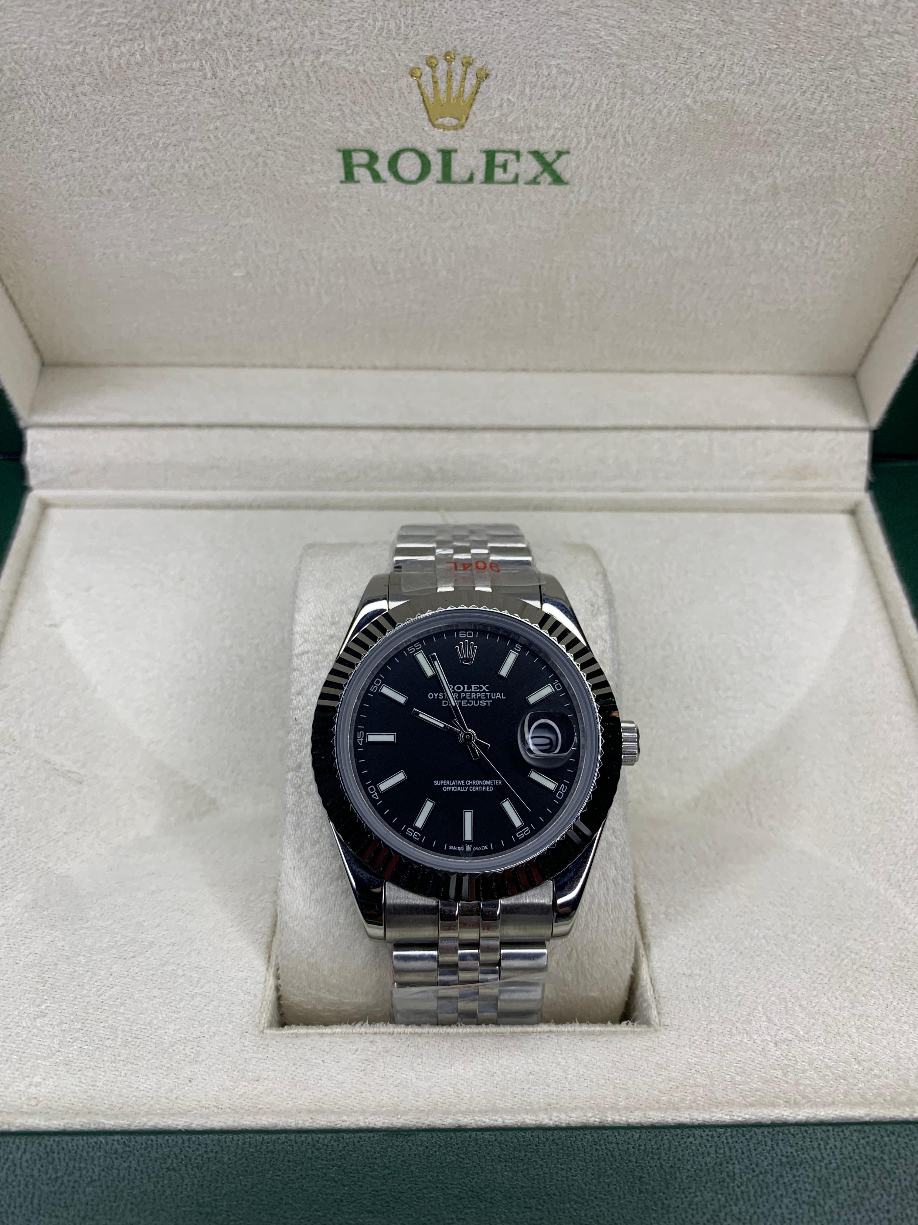 Rlx Datejust Black Dial Automatic