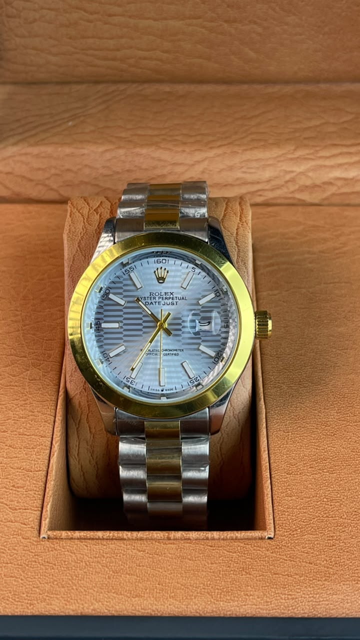 Rlx DateJust Two-Tone Tiffany Dial