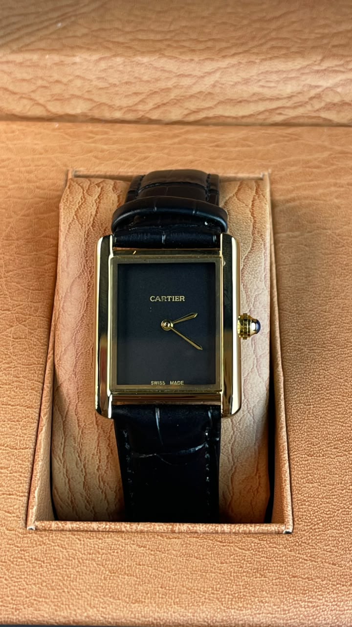 Cartier Tank Louis Golden Black