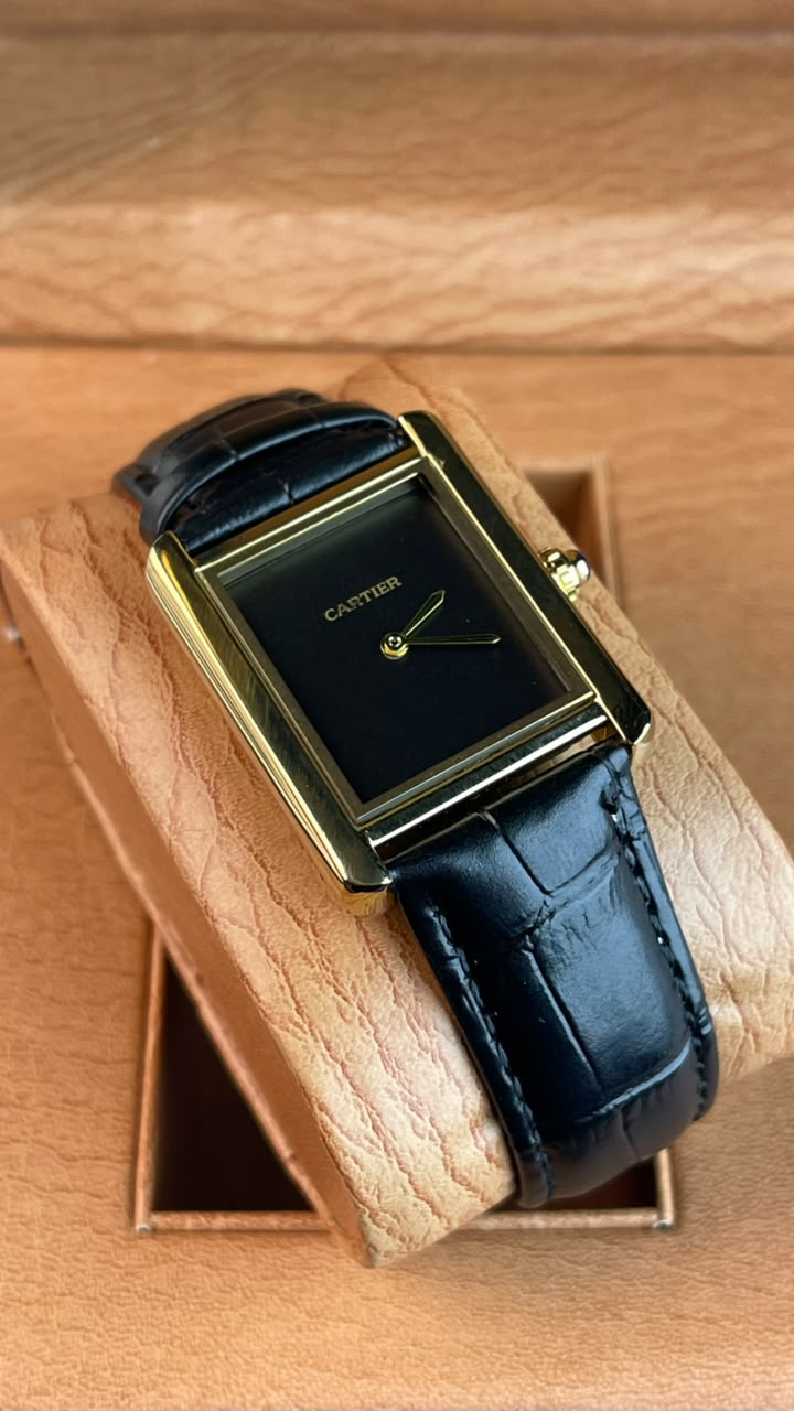 Cartier Tank Louis Golden Black
