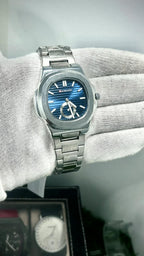 Maimashi Royal Blue Stainless Steel Quartz Watch with Sub-Dial