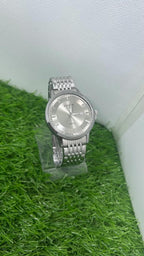 Kunur Silver Dial Stainless Steel Men's Watch