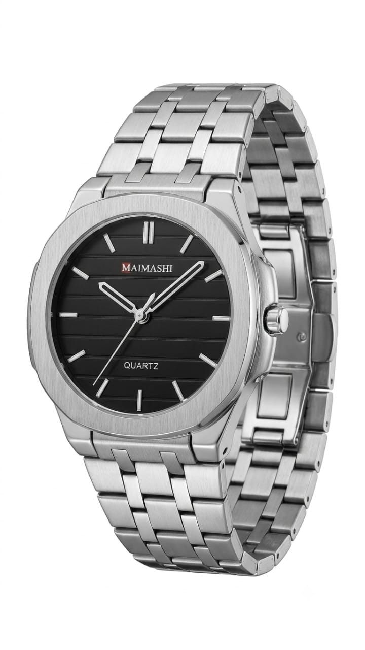 Maimashi Classic Black – Stainless Steel Quartz Watch