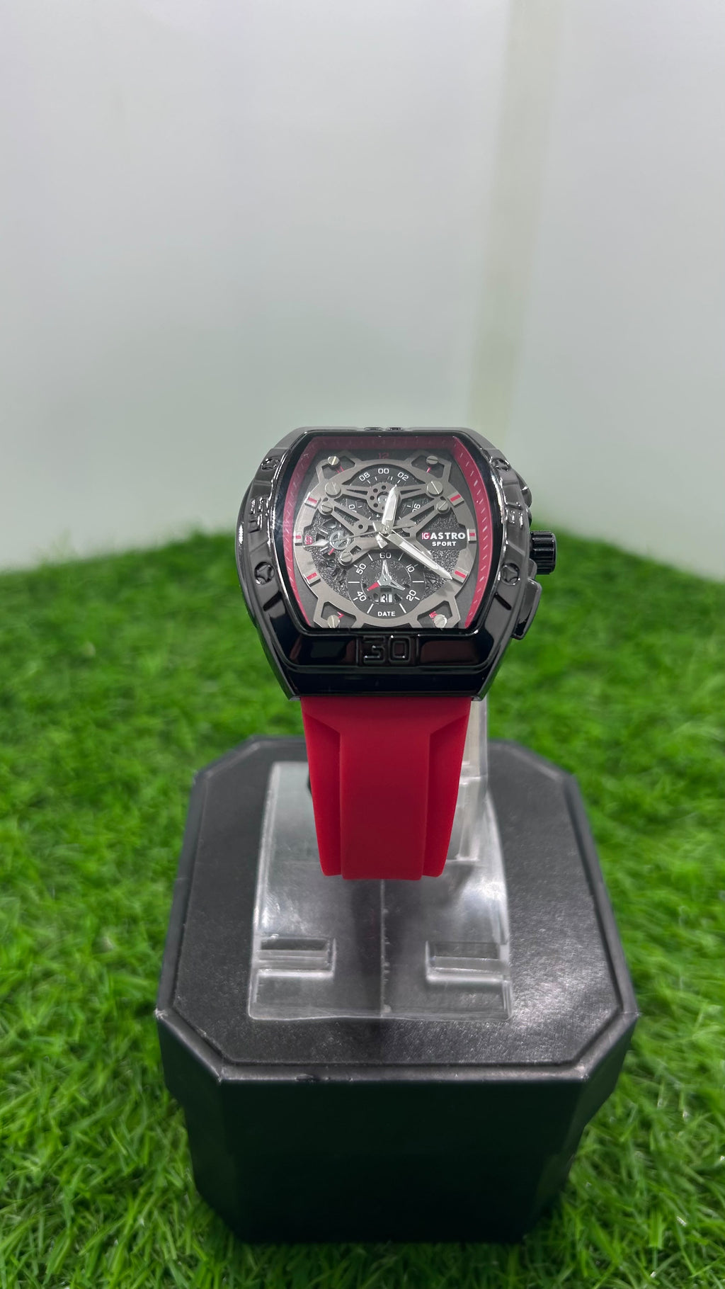 Gastro Sport Red &amp; Black Chronograph Style Men's Watch