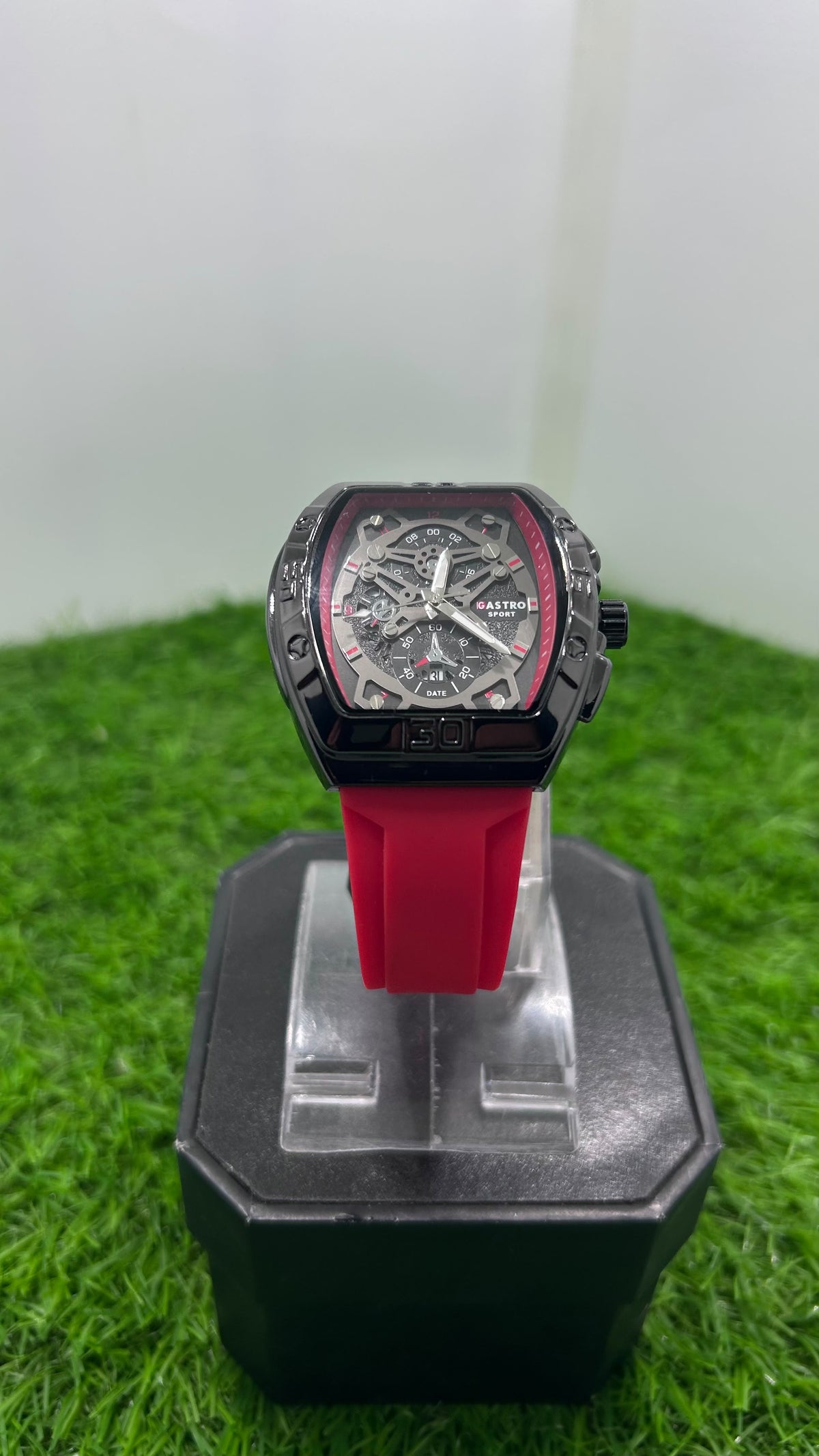 Gastro Sport Red &amp; Black Chronograph Style Men's Watch