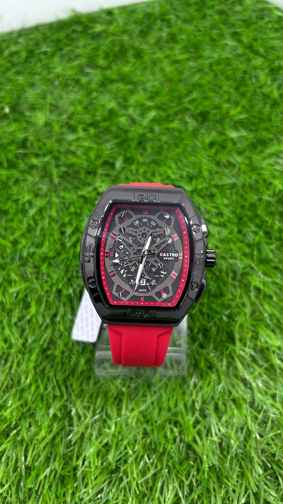 Gastro Sport Red &amp; Black Chronograph Style Men's Watch