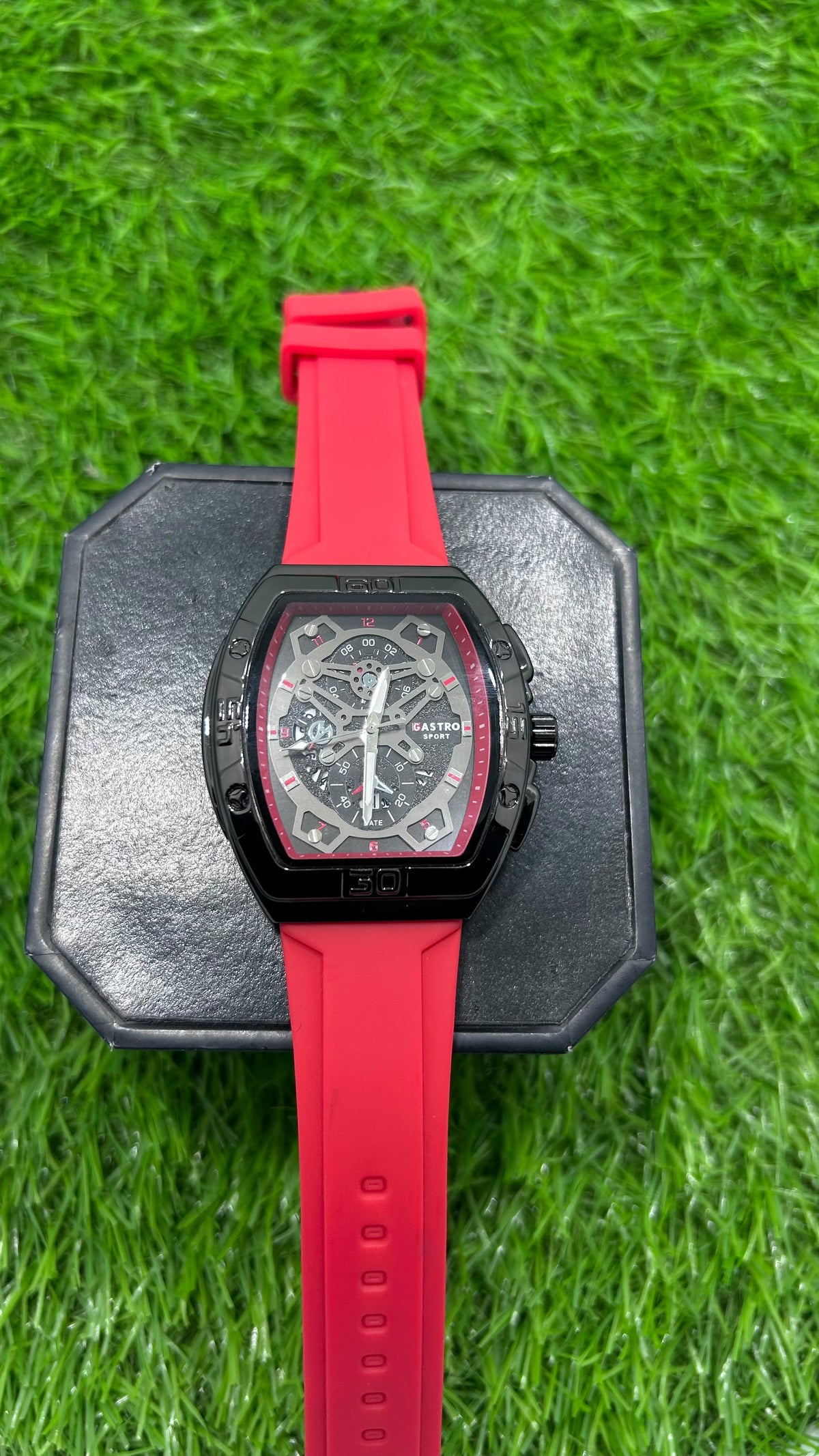Gastro Sport Red &amp; Black Chronograph Style Men's Watch